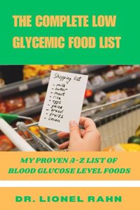 Complete Low Glycemic Food List