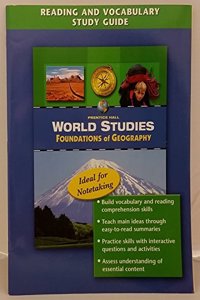 World Studies Foundations of Geography Reading and Vocabulary Study Guide 2008c