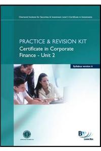 CISI Certificate in CF - Unit 2 Syllabus Version 6