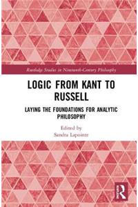 Logic from Kant to Russell