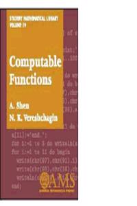 Computable Functions