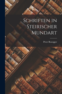 Schriften in Steirischer Mundart