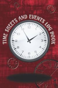 Time Sheets and Events Log Book