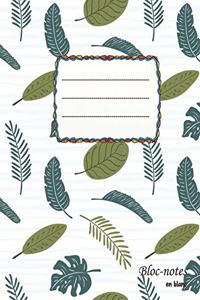 Bloc-notes en blanc