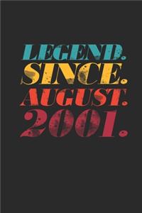 Legend Since August 2001