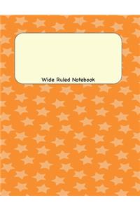 Wide Ruled Notebook