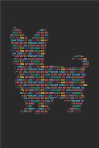 Yorkshire Terrier Journal - Yorkshire Terrier Notebook 'Word Cloud' - Gift for Yorkshire Terrier Lovers