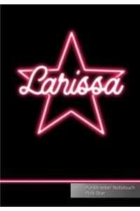 Larissa Punktraster Notizbuch Pink Star