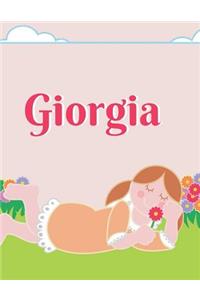 Giorgia Personalized Sketchbook Journal Notebook
