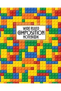 Wide Ruled Composition Notebook