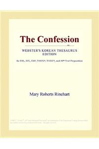 The Confession (Webster's Korean Thesaurus Edition)