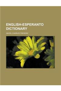 English-esperanto Dictionary