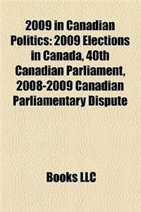 2009 in Canadian Politics