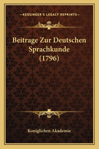 Beitrage Zur Deutschen Sprachkunde (1796)