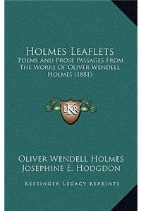 Holmes Leaflets
