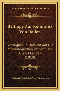 Beitrage Zur Kenntniss Von Italien
