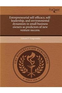 Entrepreneurial Self-Efficacy