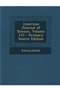 American Journal of Science, Volume 115