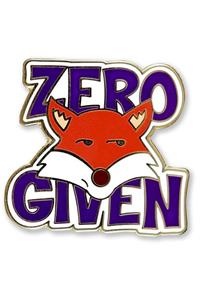 Enamel Pin Zero Fox Given