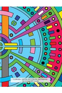 Cornell Notes Art Cover Notebook 160 Numbered Pages