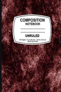 Unruled Composition Notebook