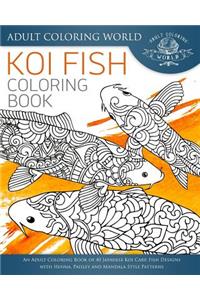 Koi Fish Coloring Book