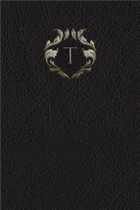 Monogram "T" Meeting Notebook