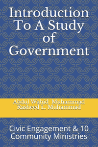 Introduction To A Study of Government