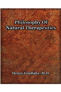 Philosophy Of Natural Therapeutics (1919)