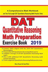 DAT Quantitative Reasoning Math Preparation Exercise Book