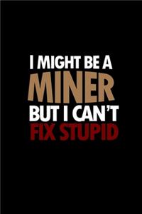 I might be a miner but I can't fix stupid