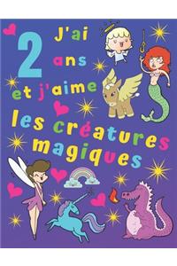 J'ai 2 ans et j'aime les créatures magiques