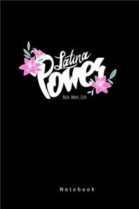Latina Power Bold, Brave, Cute Notebook