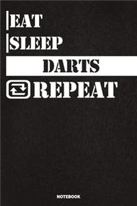 Eat Sleep Darts Notebook