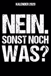 Kalender 2020 Nein Sonst Noch Was