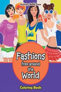 Fashions from Around the World Coloring Book
