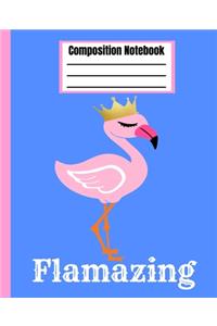 Composition Notebook Flamazing