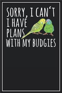 Sorry, I can't I have plans with my Budgies