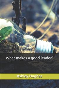 What makes a good leader?