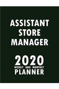 Assistant Store Manager 2020 Weekly and Monthly Planner