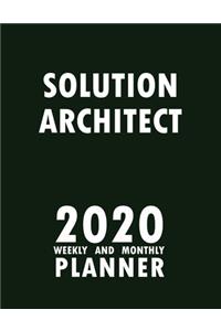 Solution Architect 2020 Weekly and Monthly Planner