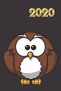 2020 Termin-Kalender Eule DIN A5