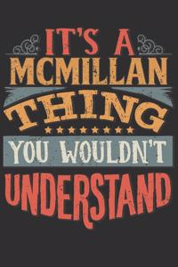 It's A Mcmillan You Wouldn't Understand