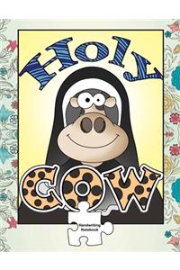 Holy Cow Handwriting Notebook