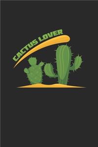 Cactus lover: 6x9 Cactus - dotgrid - dot grid paper - notebook - notes