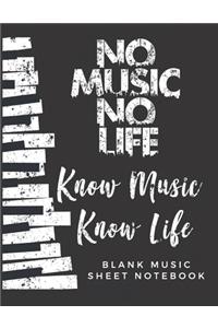 No Music No Life Know Music Know Life