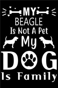 My Beagle is not a pet my Dog is family