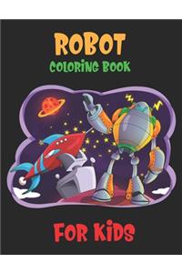 Robot Coloring Book For Kids