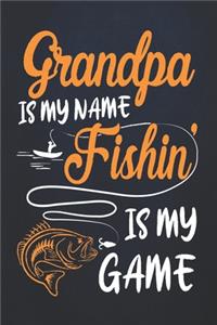 Grandpa is my name fishing is my game