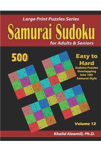 Samurai Sudoku for Adults & Seniors